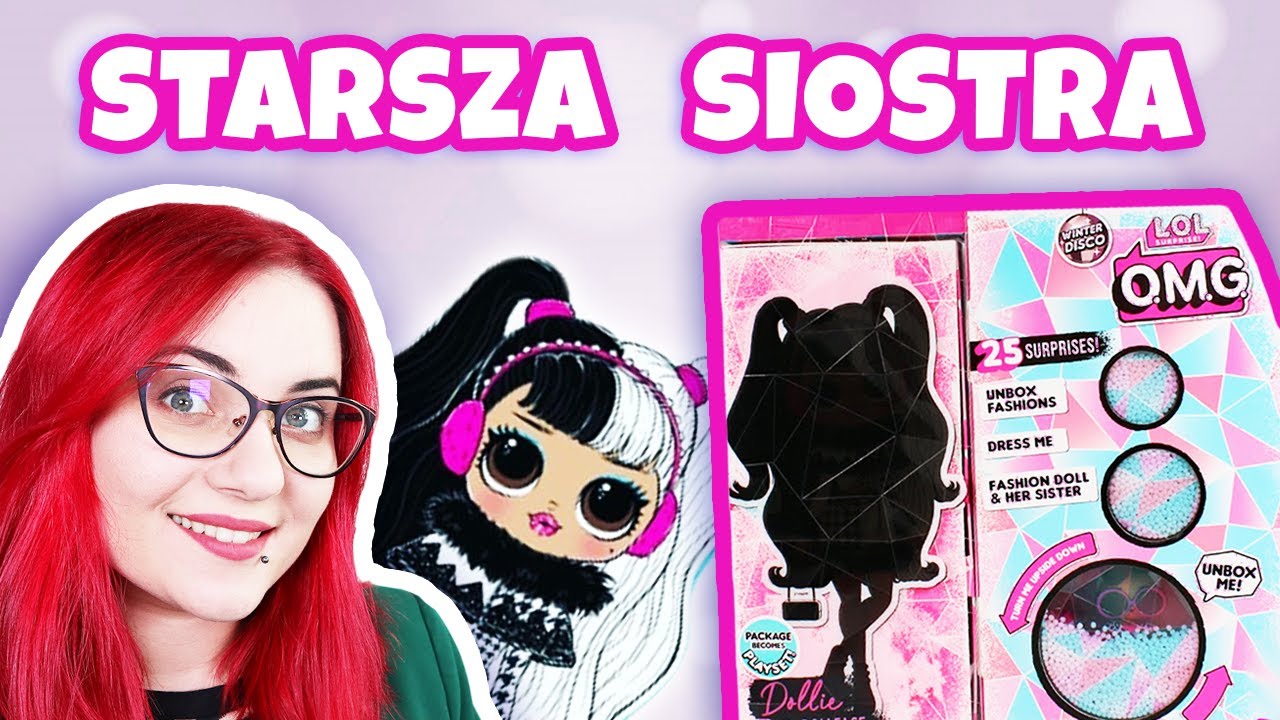 STARSZA SIOSTRA LOL SURPRISE OMG 🖤 Dollie 🦓 WINTER DISCO Wielka Laleczka
