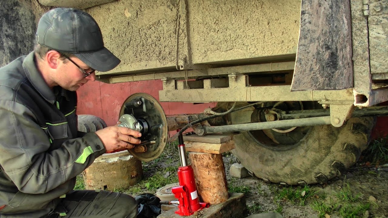 Установка усиленных полуосей в вездеход и ремонт ЛуАЗа с триммером / 4 серия