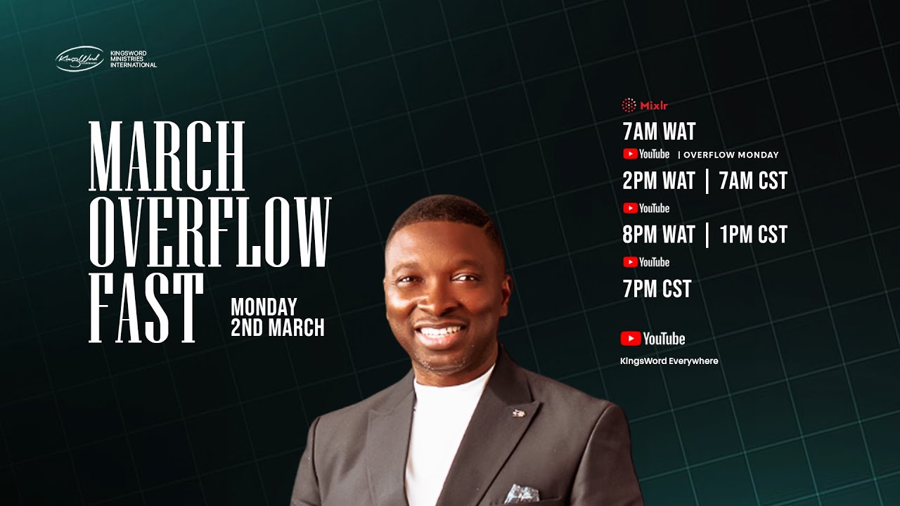 MARCH OVERFLOW FAST II 1st SESSION II MONDAY 2nd MARCH 2026