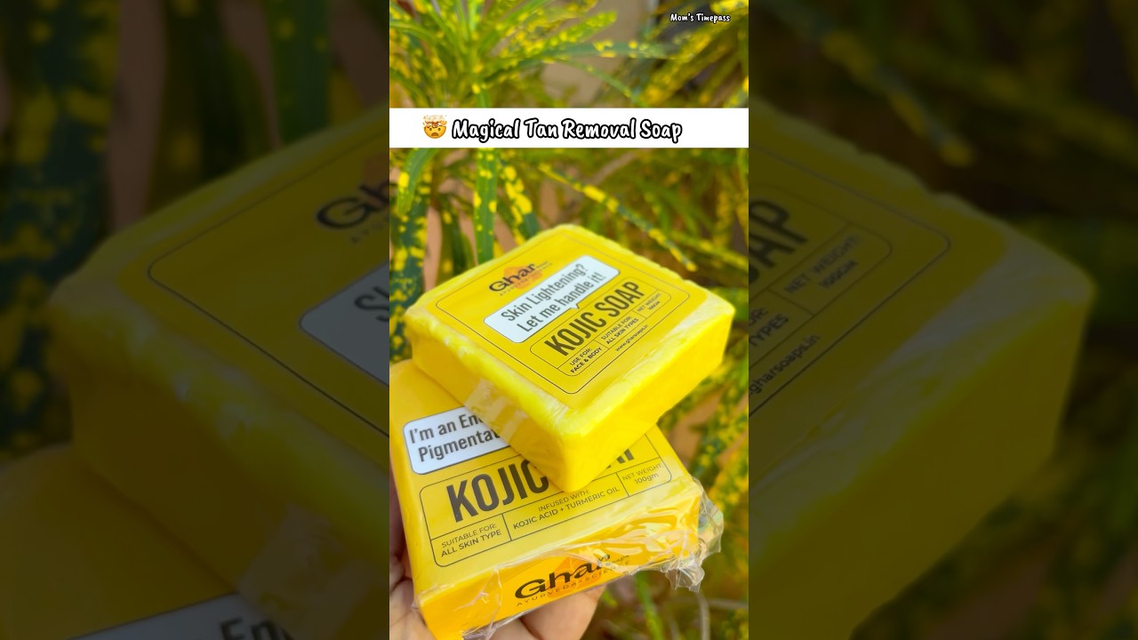 Отбеливающее койевое мыло для кожи #kojicsoapforskinbrightening #shorts #gharsoaps #ytshorts