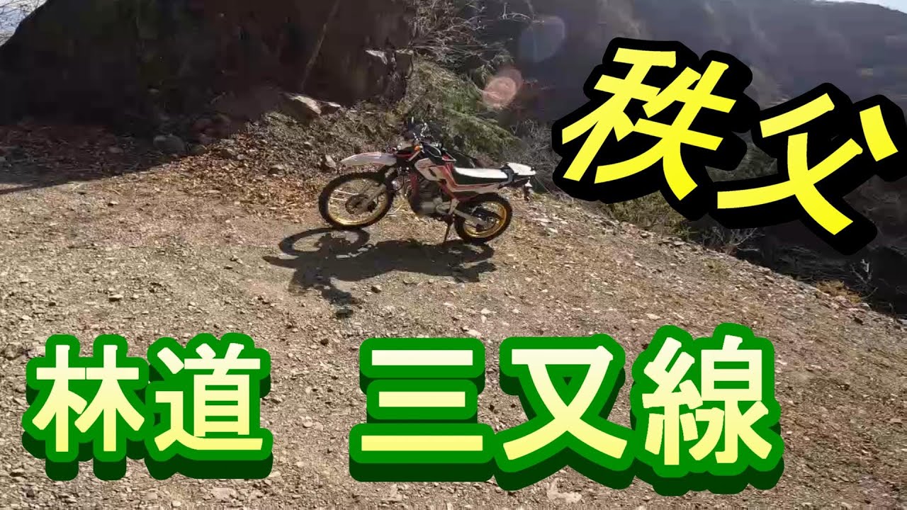 秩父 【道の駅あらかわ ～ 林道 熊倉線 ～ 林道 三又線】　SEROW セロー250