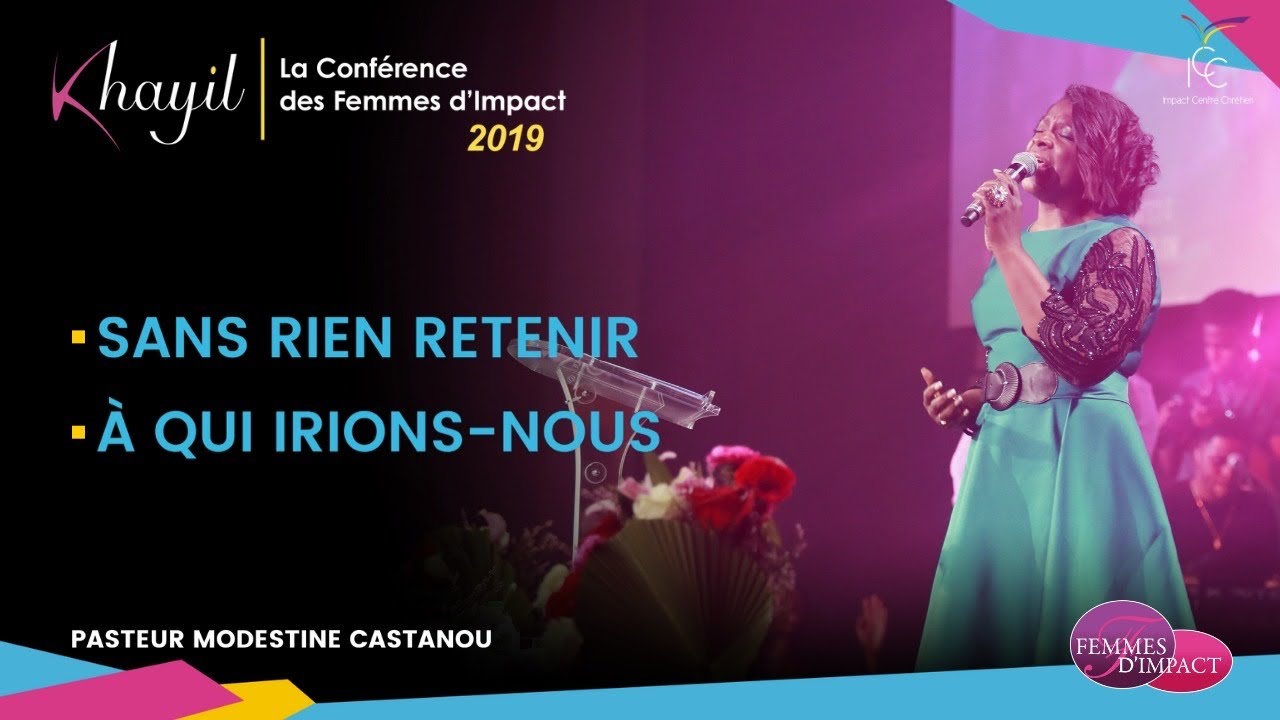 SANS RIEN RETENIR / À QUI IRIONS-NOUS | Adoration - Ps Modestine Castanou