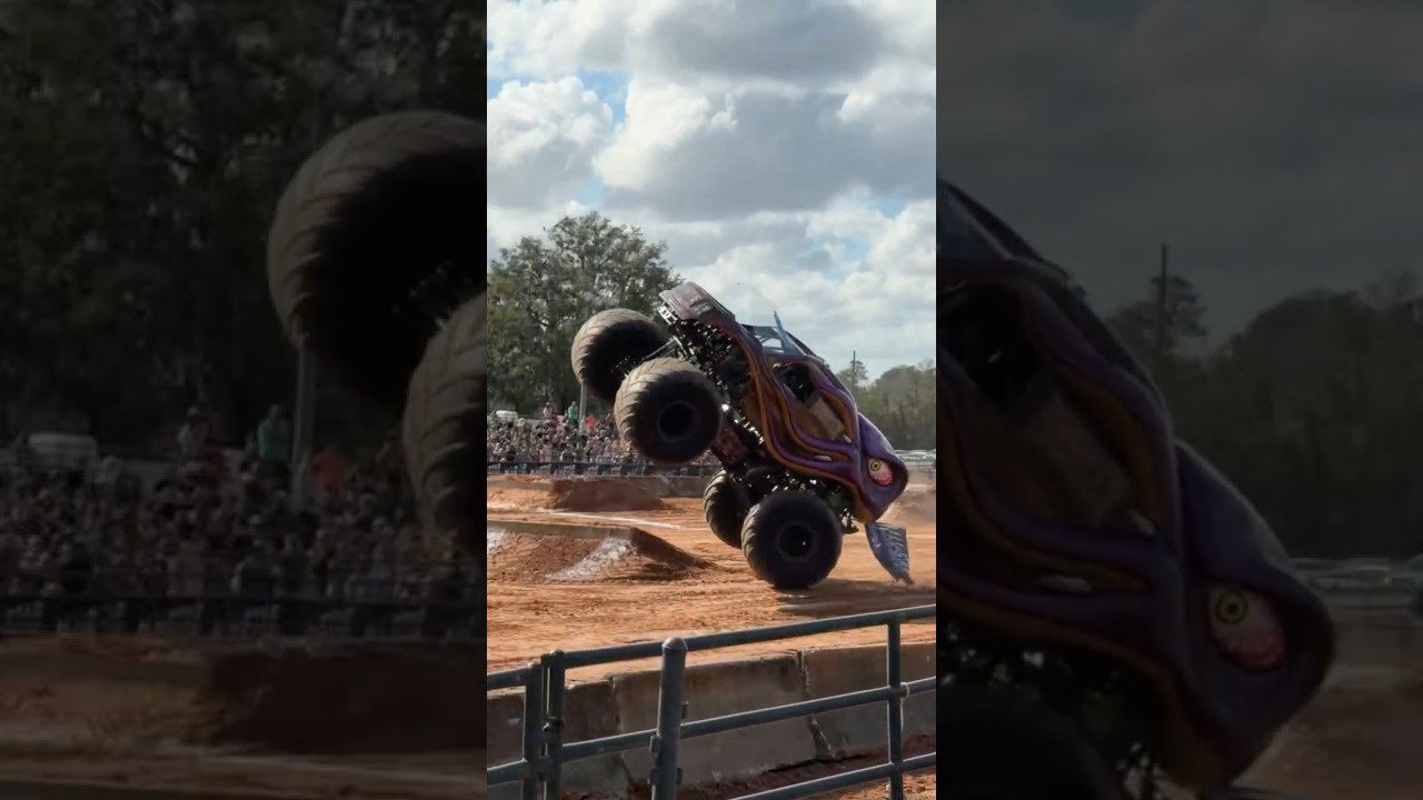 SLAP WHEELIE! Kraken Monster Truck at Brooksville All-Star Monster Trucks 2026!
