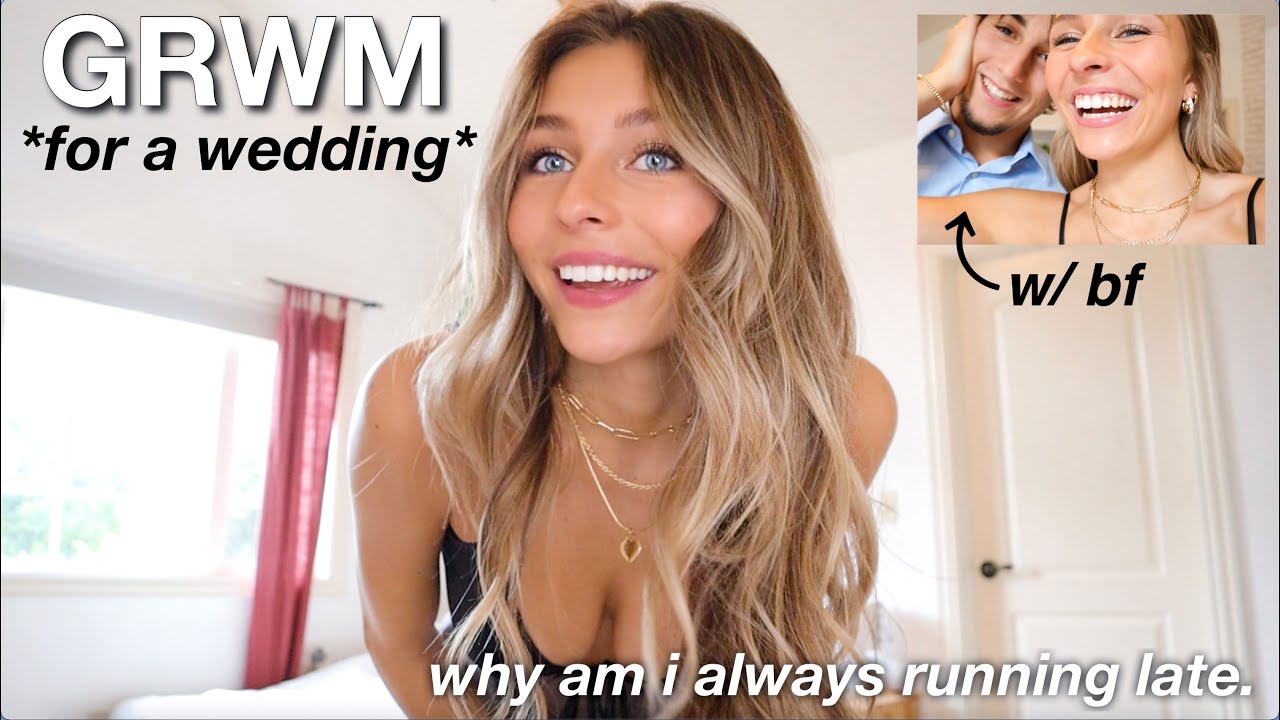 RUSHED get ready with me *WEDDING EDITION*