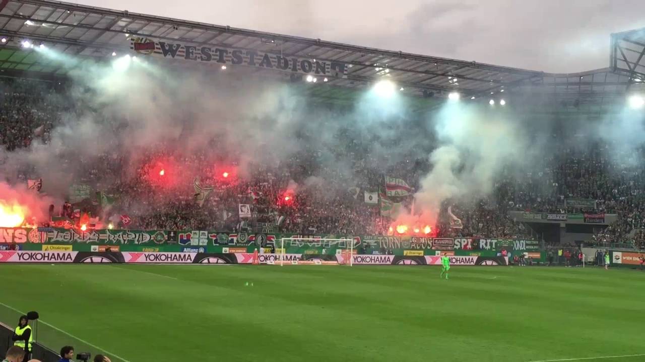 Die Allererste Rapid-Viertelstunde im Allianz Stadion / Weststadion