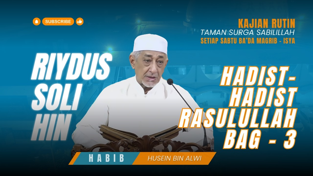 [ LIVE ] HADIST - HADIST RASULULLAH BAG - 3 - SABTU - (14 FEBRUARI 2026)