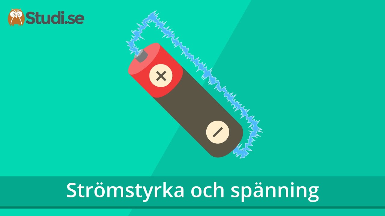 Str&ouml;mstyrka och sp&auml;nning (Fysik) - www.binogi.se