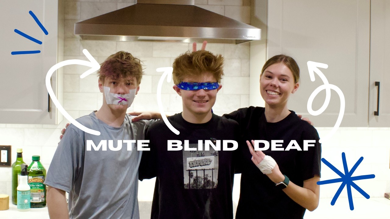 Deaf Blind and Mute Challenge With my Friends!