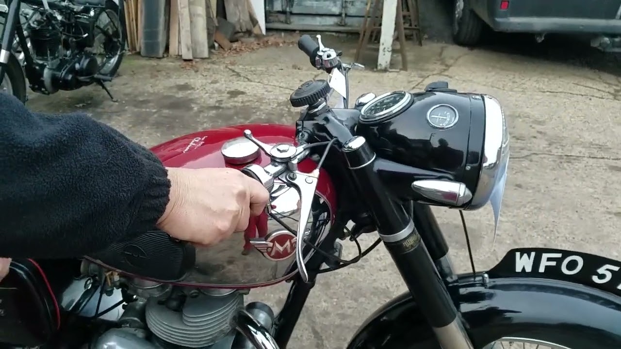 1956 Matchless G11 600cc at Andy Tiernans #09011MCH