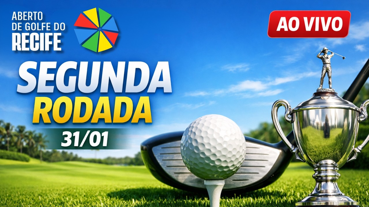 🏌️‍♂️ AO VIVO | Aberto de Golfe do Recife 2026 – 2ª Rodada | Caxangá Golf & Country Club