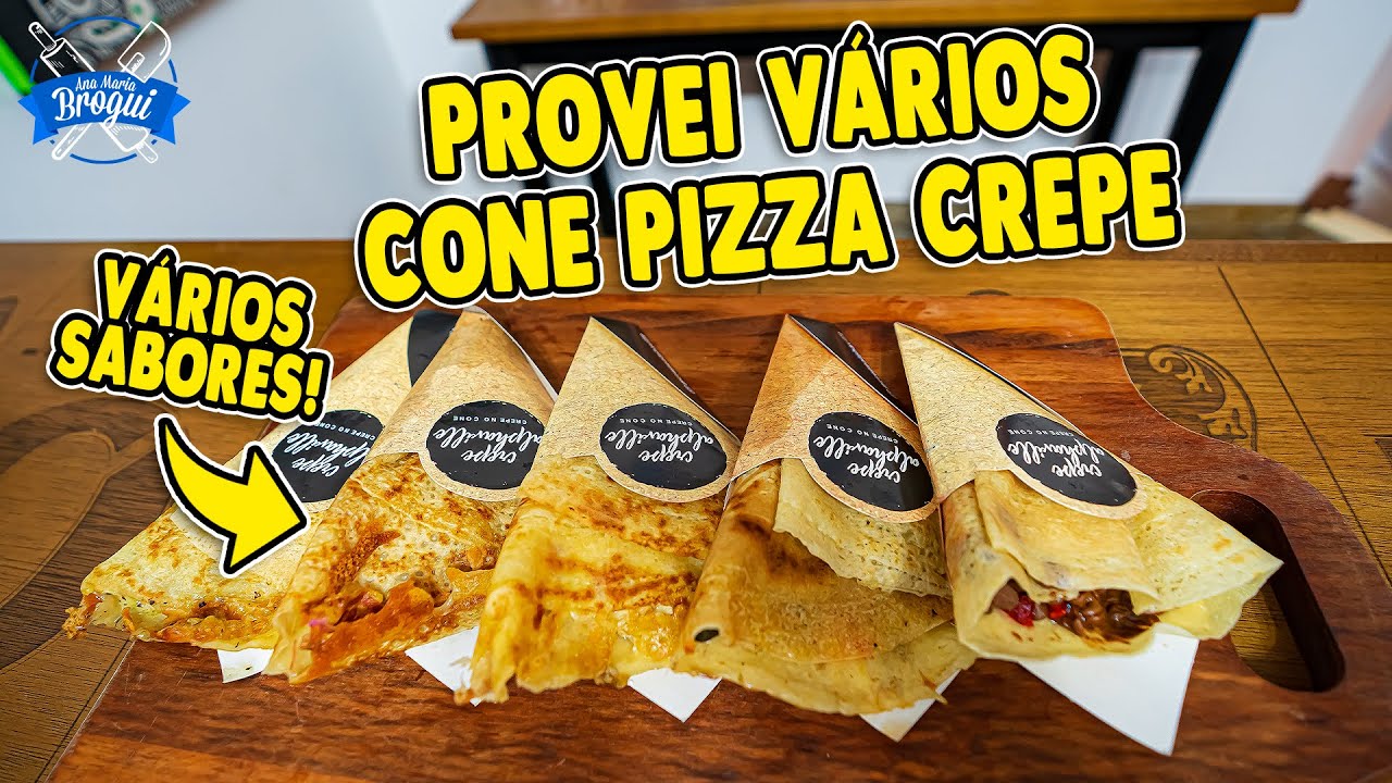 PROVEI CONE PIZZA CREPE, VOCÊ PRECISA VER ISSO! #AnaMariaBrogui