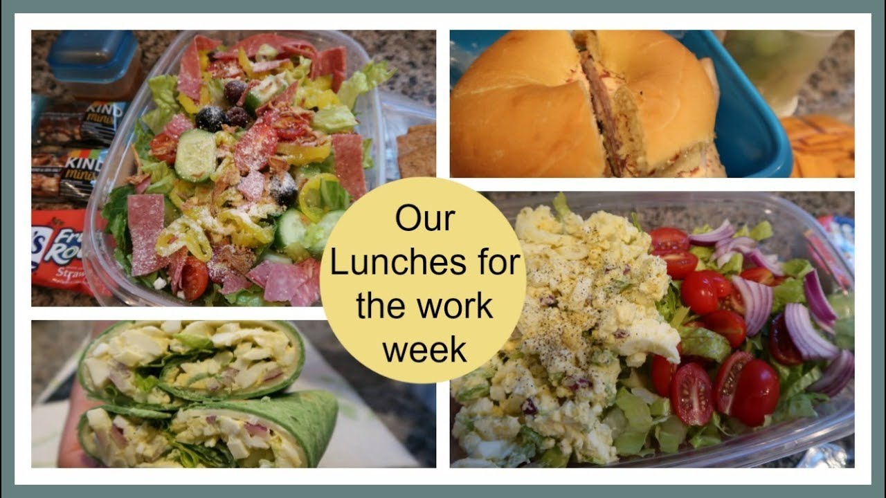 Our Work Lunches for the week | Lunch Ideas for Anyone!
