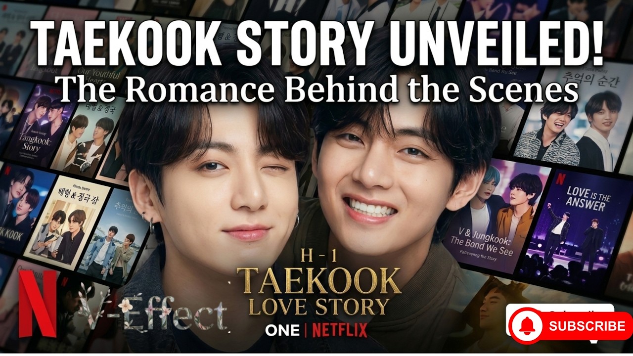 ONLY 1 DAY LEFT! 😱 TAEKOOK Love Story is Finally Coming to Netflix! 💜