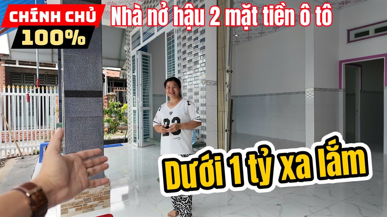 Nhà 2 mặt tiền [ĐÃ BÁN] dưới 1 tỷ gần Tòa Thánh Tây Ninh kế chợ BHX cách UB phường Ninh Thạnh 500m