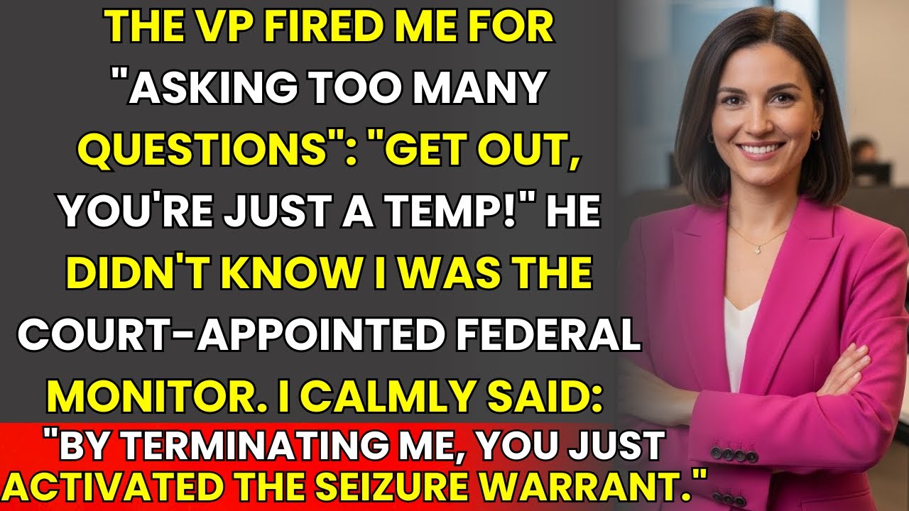 VP Fired Me: “Asking Too Many Questions Get Out”—I Replied “You Activated The Seizure Warrant” And..