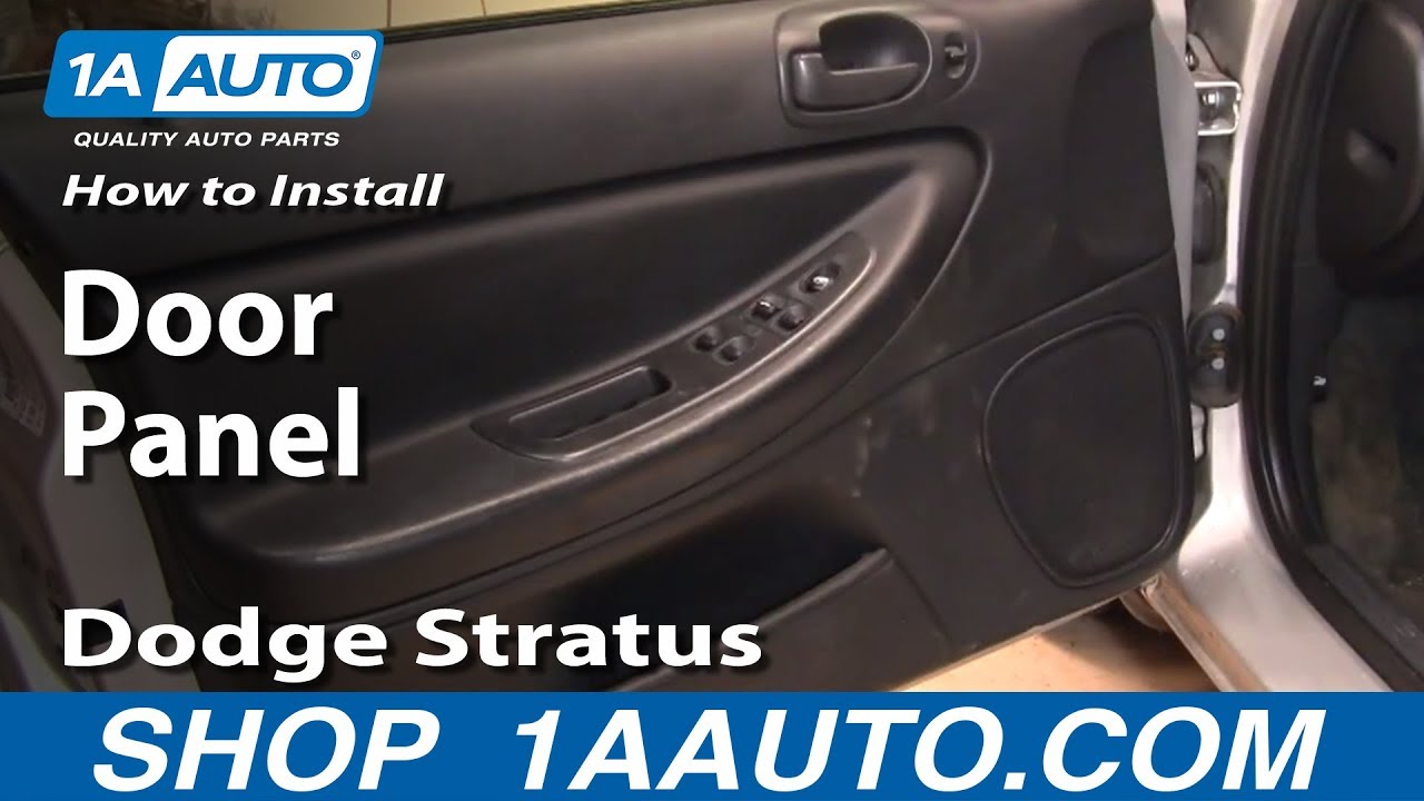How To Remove Door Panel 01-06 Dodge Stratus