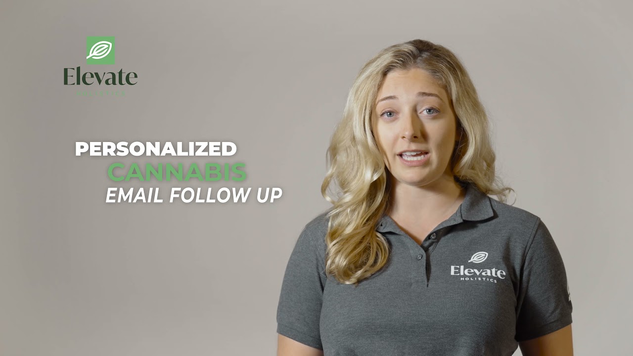 Personalized Cannabis Consultation Email From Elevate Holistics