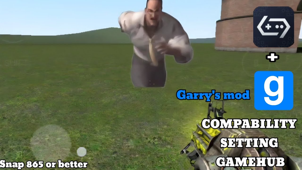 Gmod setting on gamehub for android tutorial.
