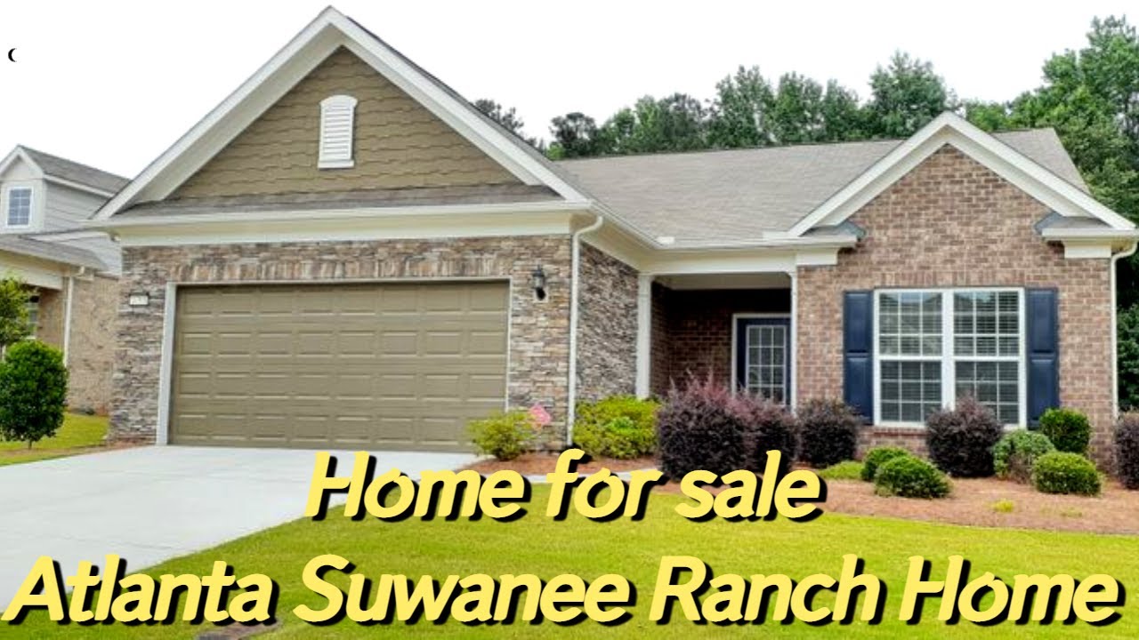 Atlanta Homes for sale / Suwanee Ranch Home/55+ Active Adult Community, Lovely Sweet ranch home!