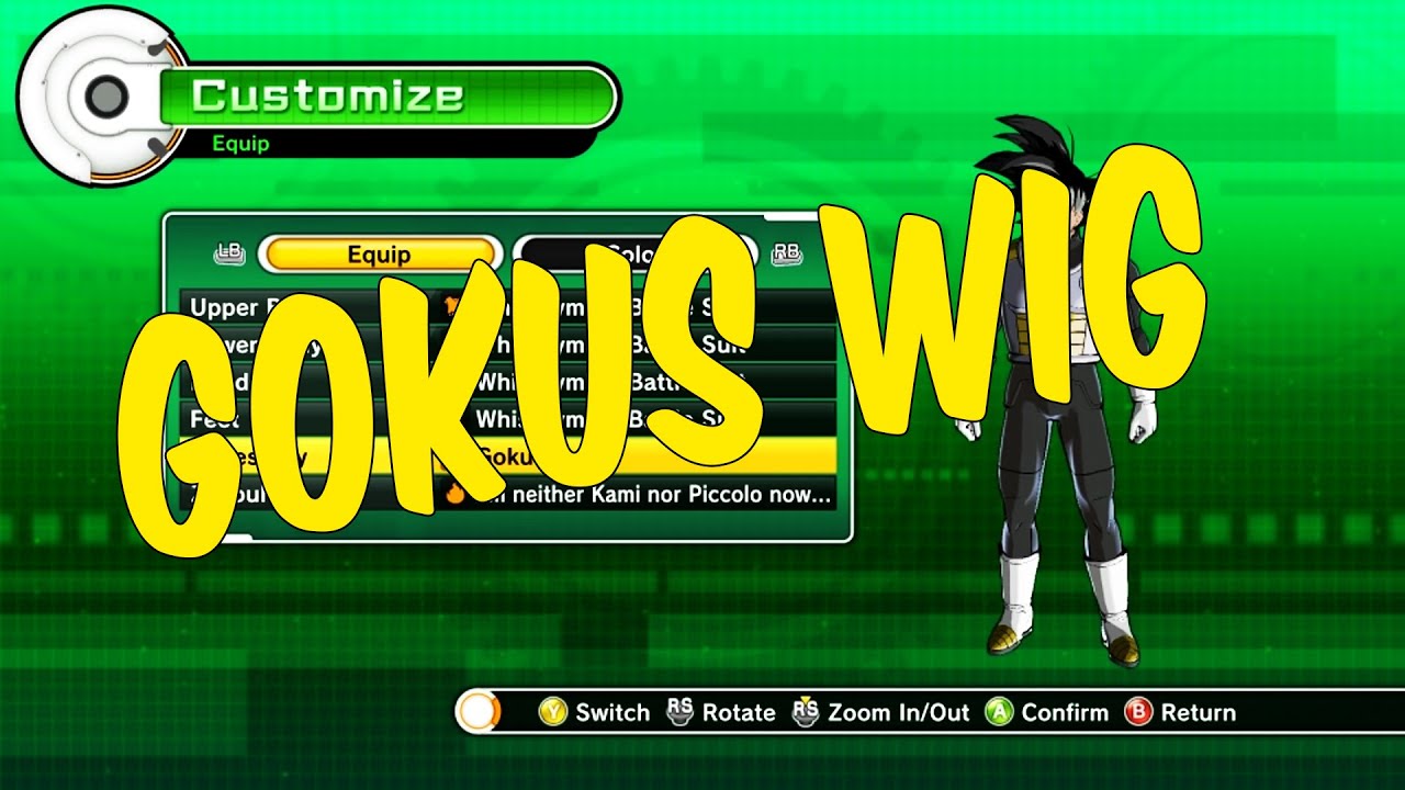 Getting Goku's wig in Dragon Ball Xenoverse