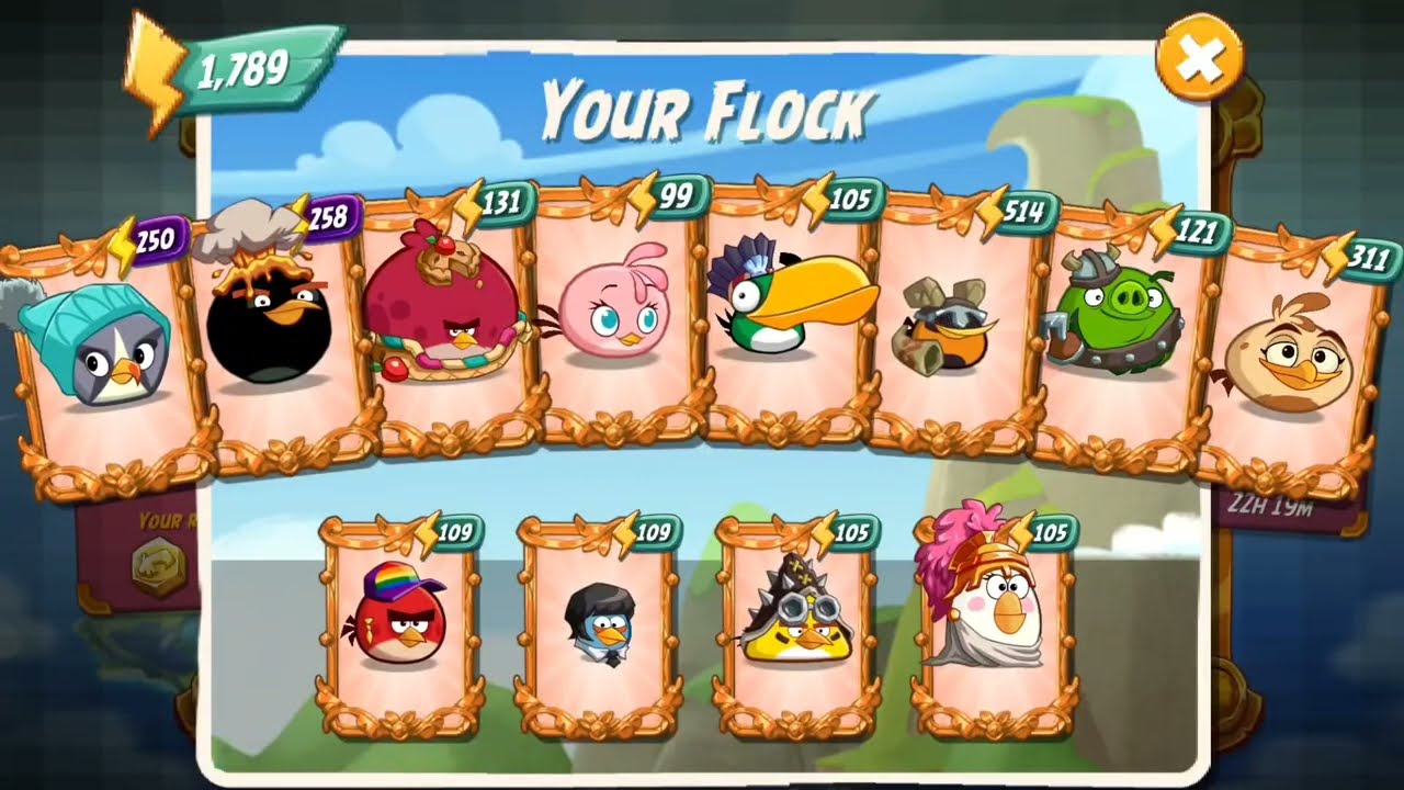 Angry birds 2 mighty eagle bootcamp Mebc 29 nov 2025 without extra birds bomb and silver x2#ab2 mebc