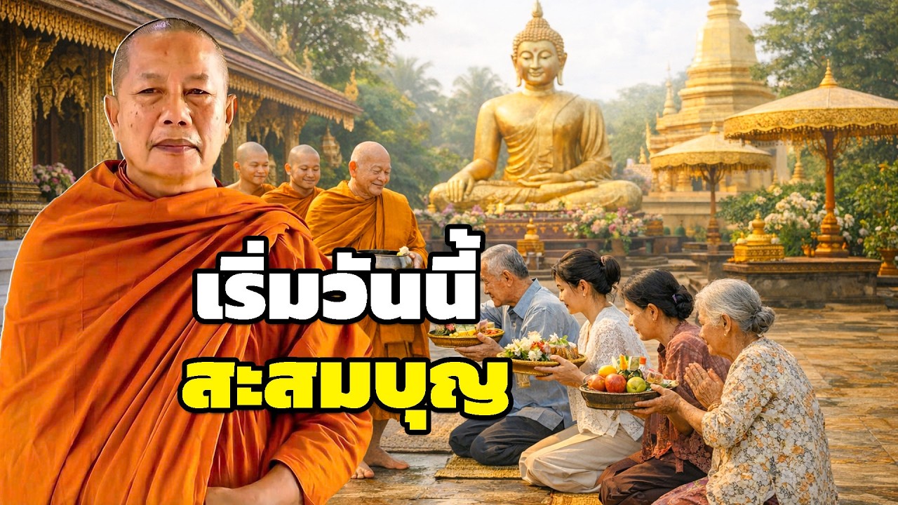 ตื่นจากบาป  เริ่มสะสมบุญตั้งแต่วันนี้ ธรรมะคลายทุกข์ พระมหาบุญช่วย ปัญญาวชิโร 3