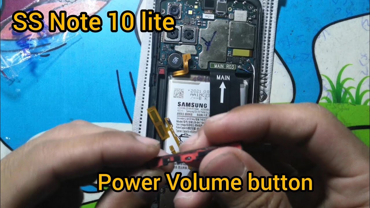 Samsung note 10 lite | Power  Volume Button flex Replacement