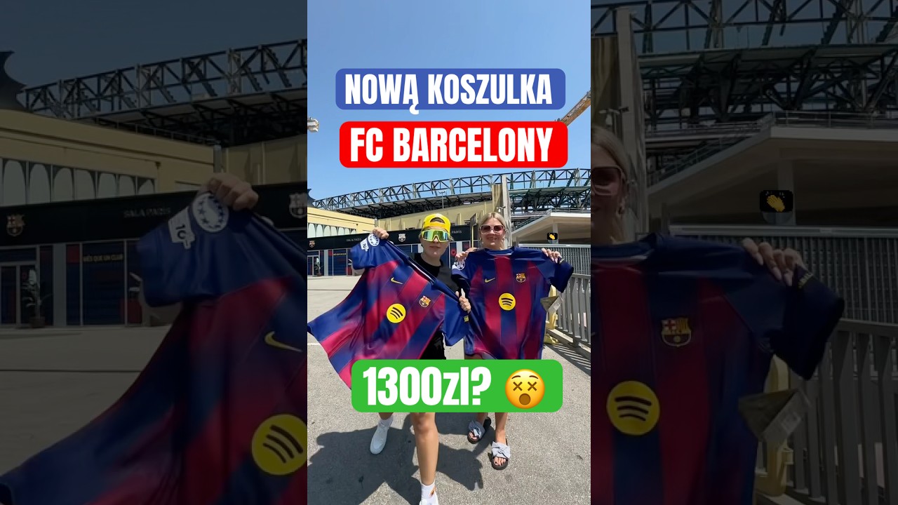 ILE KOSZTUJE NOWE KOSZULKA FC BARCELONY?💵