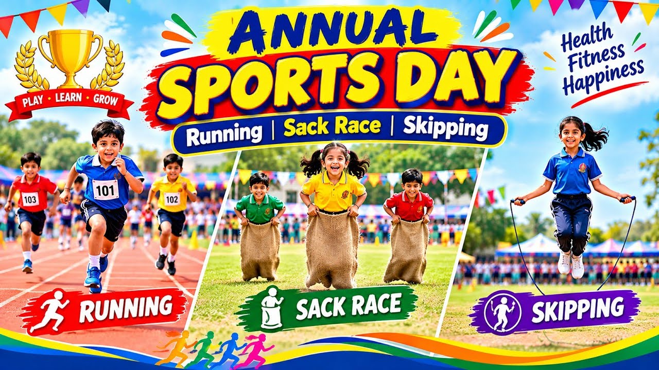 Annual Sports Day 🔥🏃🏻🔥 || SVSK 