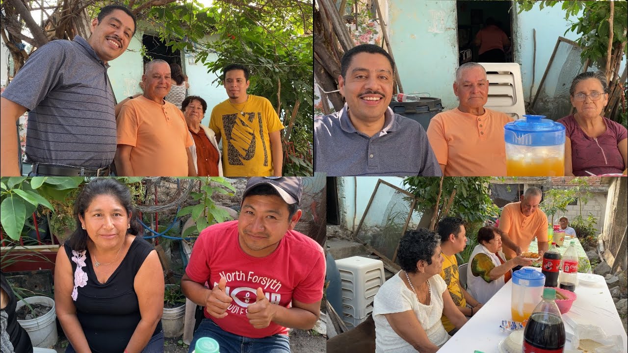 DON EDIBERTO NOS INVITÓ A COMER A SU CASA “GRACIAS AMIGO”