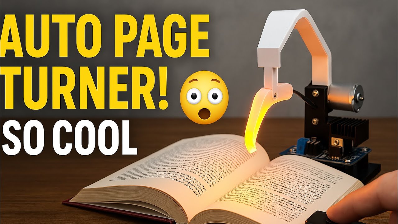 This Mind-Blowing Automatic Page-Turning Machine is SO cool!