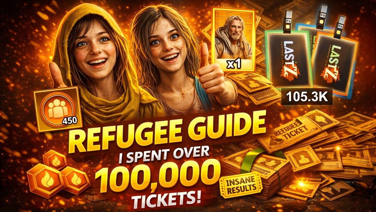 Last Z Refugee Guide: Stop⛔️ Wasting Tickets📜 (100,000 Tickets Tested)