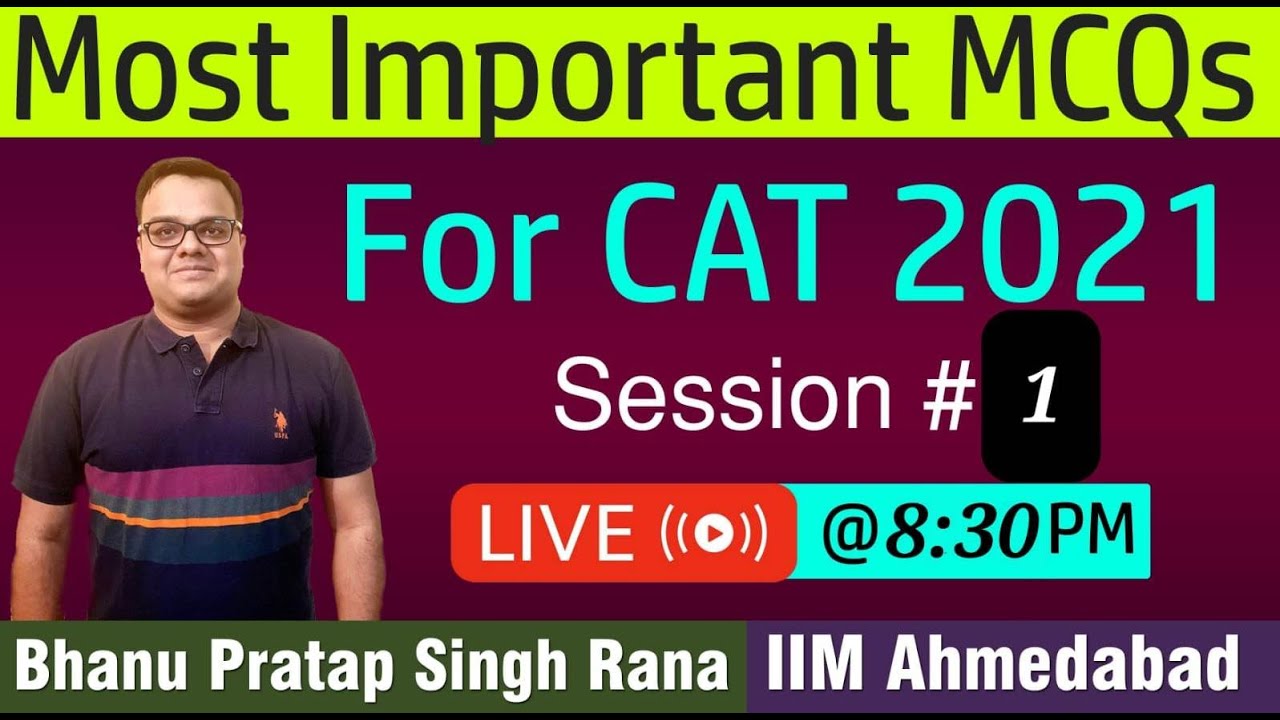 Daily Practice Session for CAT 2021 (Part 1) - Live @ 8.30pm