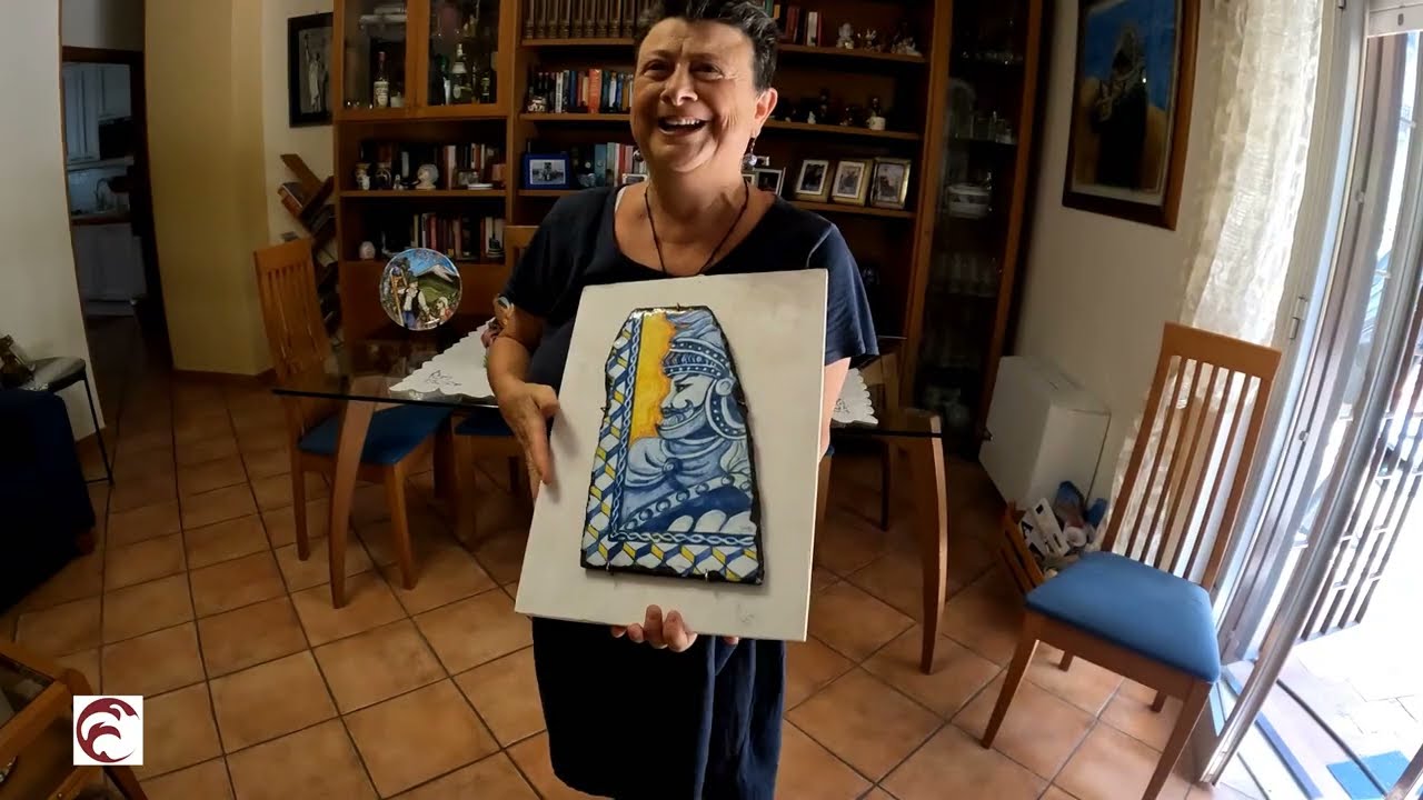 Artist Talk: Elvira Corrao, majolica lava stone