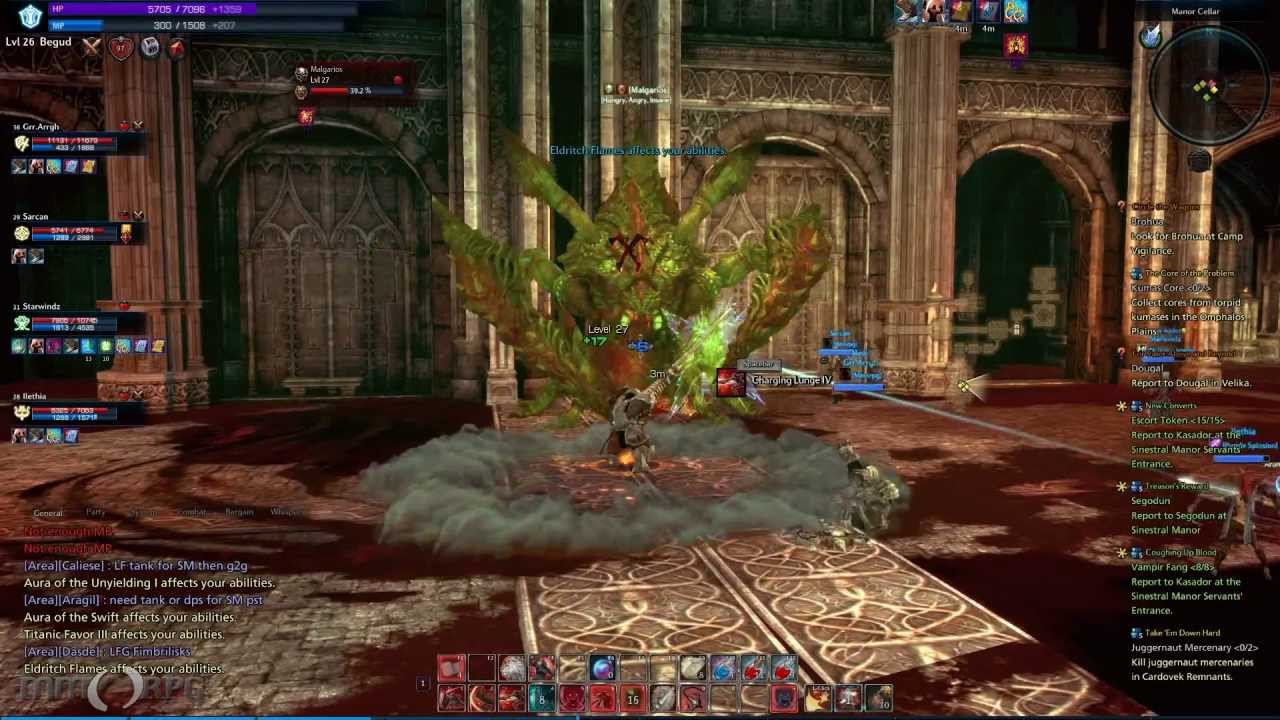 TERA - Sinestral Manor Final Boss Video
