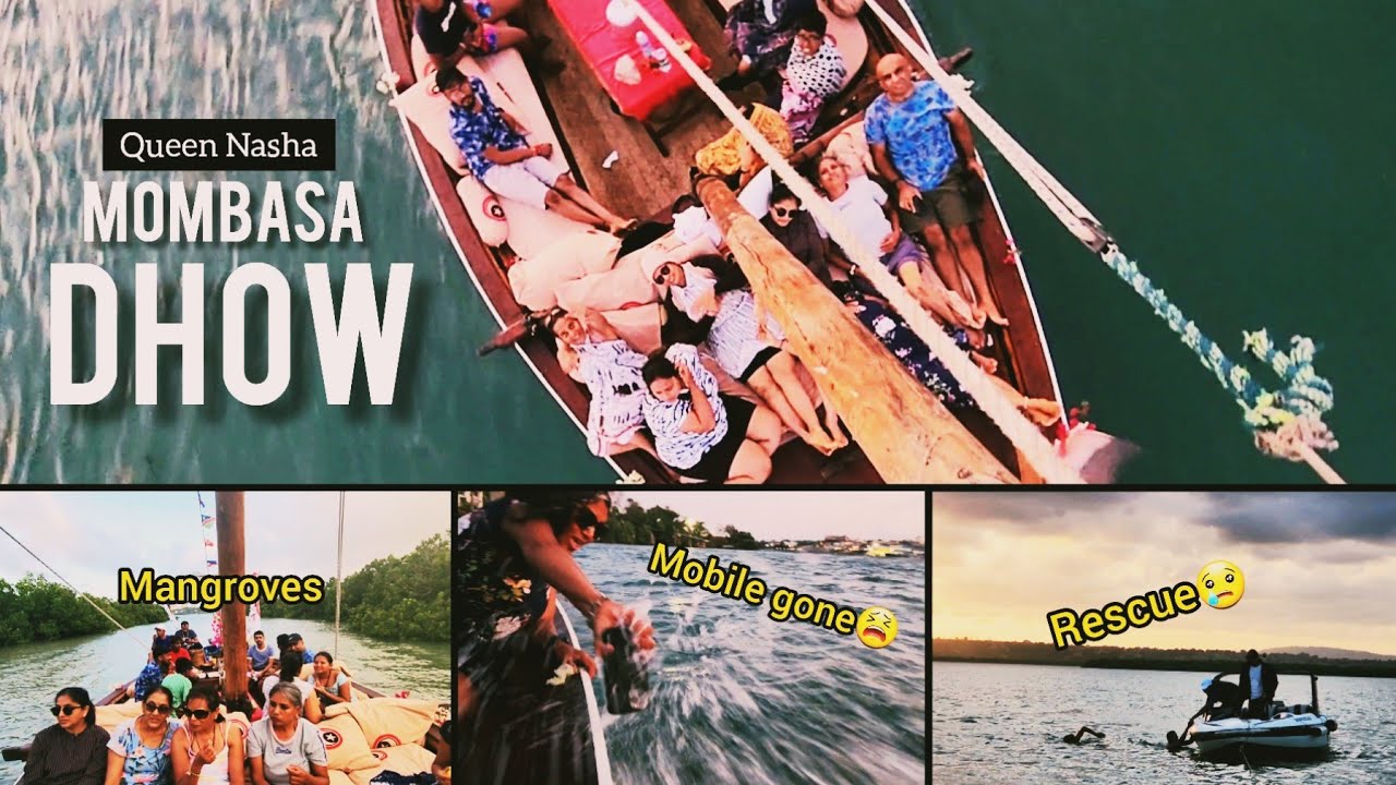 THE MOMBASA DHOW (Ultimate Adventure of the Mangroves and Sunsets)⛵️🌅☘️🌊 #vlog #youtube #sunset