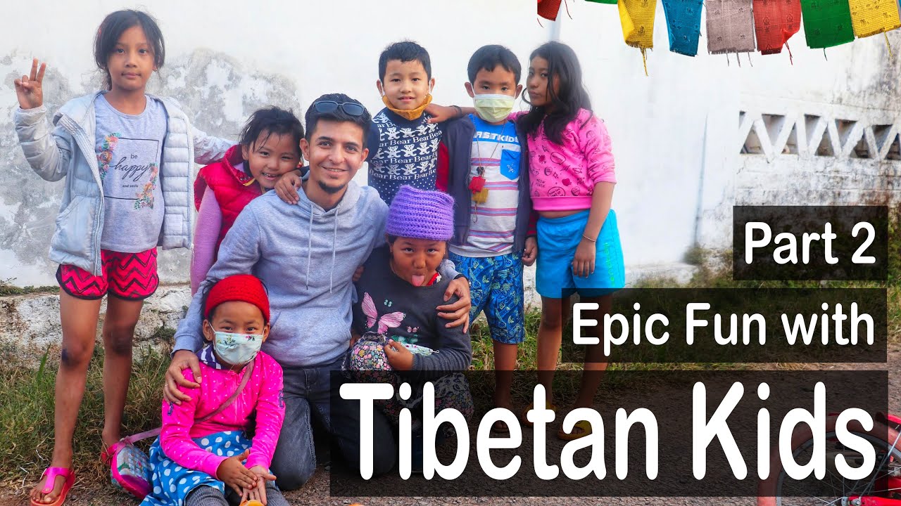 Indian Vlogger Having Epic Fun With Tibetan Kids