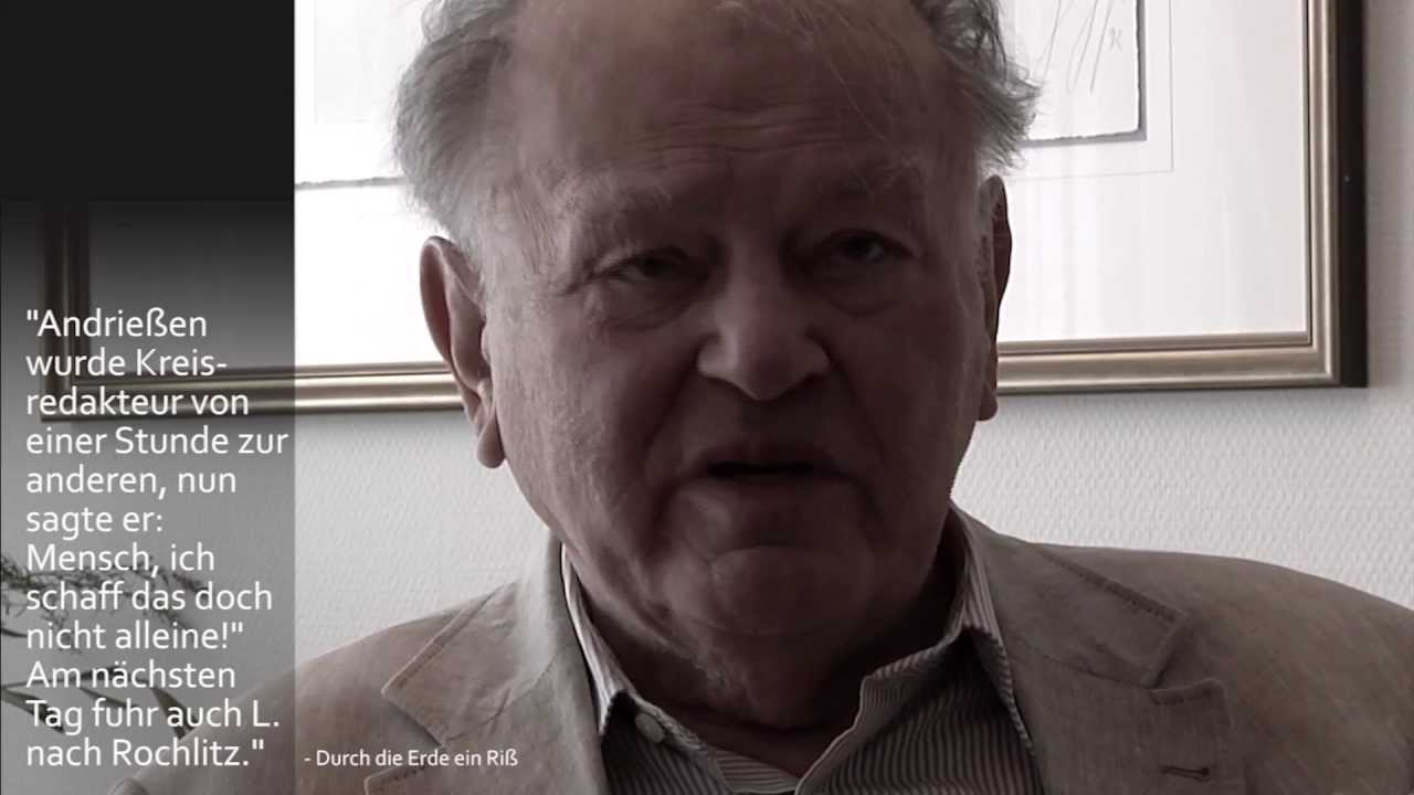 Interview mit Schriftsteller Erich Loest für das Museum Mittweida - www.prounique.de