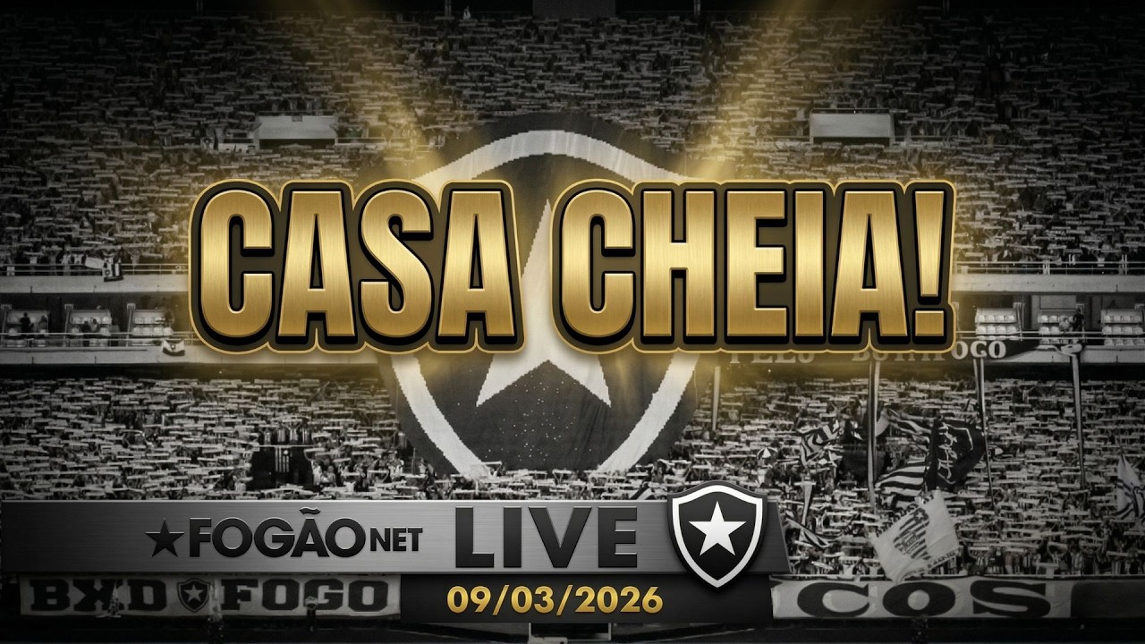 FOGÃONET LIVE: BOTAFOGO TEM 30 MIL INGRESSOS VENDIDOS PARA DECISÃO | NETO PODE VOLTAR AO ELENCO