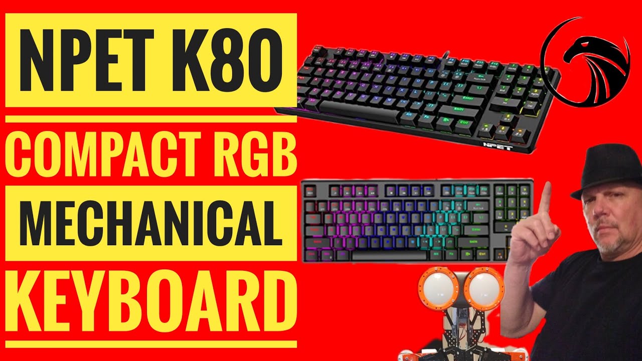 NPET K80 Mechanical RGB Compact Gaming Keyboard