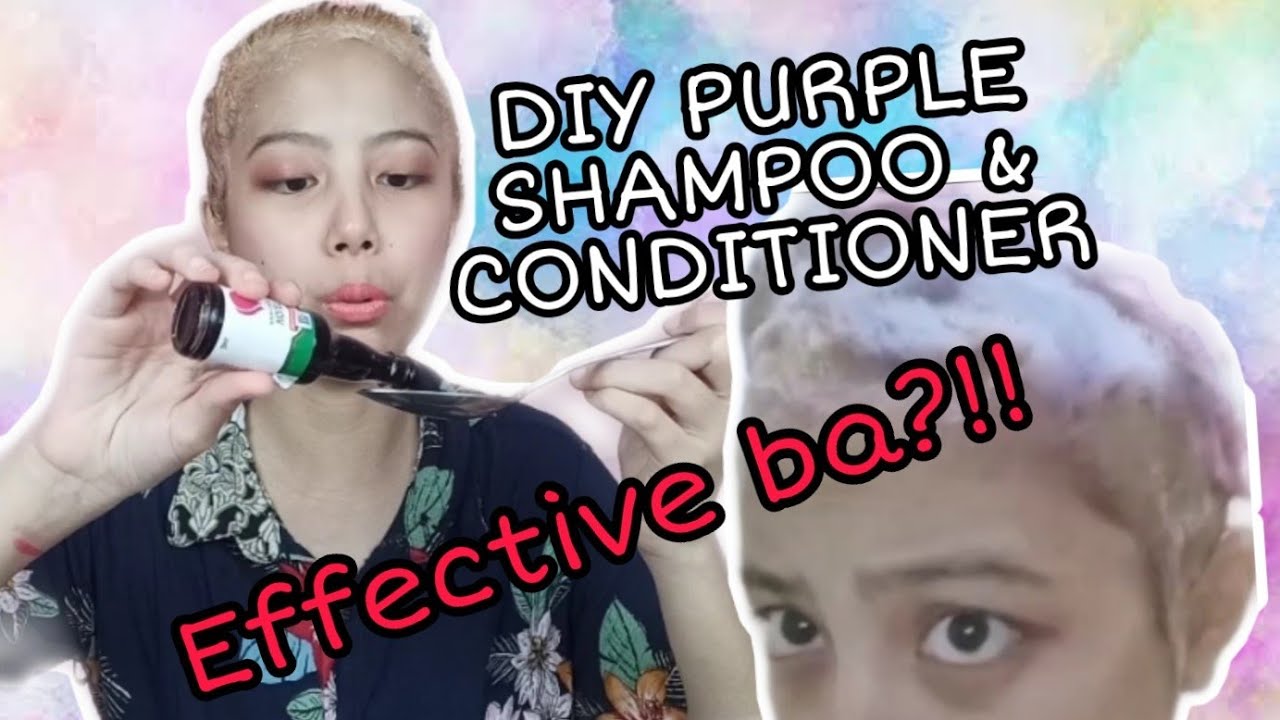 HOW TO MAKE PURPLE SHAMPOO AND CONDITIONER (DIY)