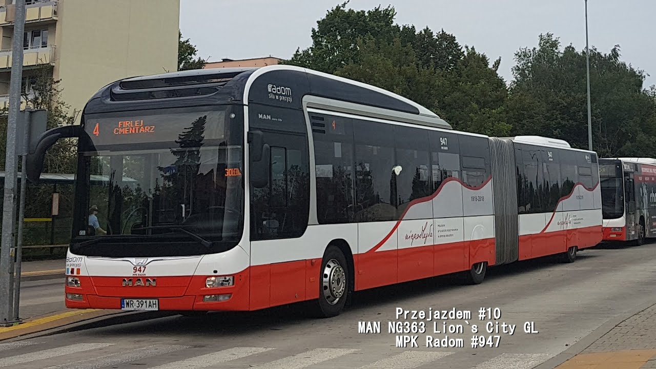 Przejazdem #10 MAN NG363 Lion`s City GL  MPK Radom #947