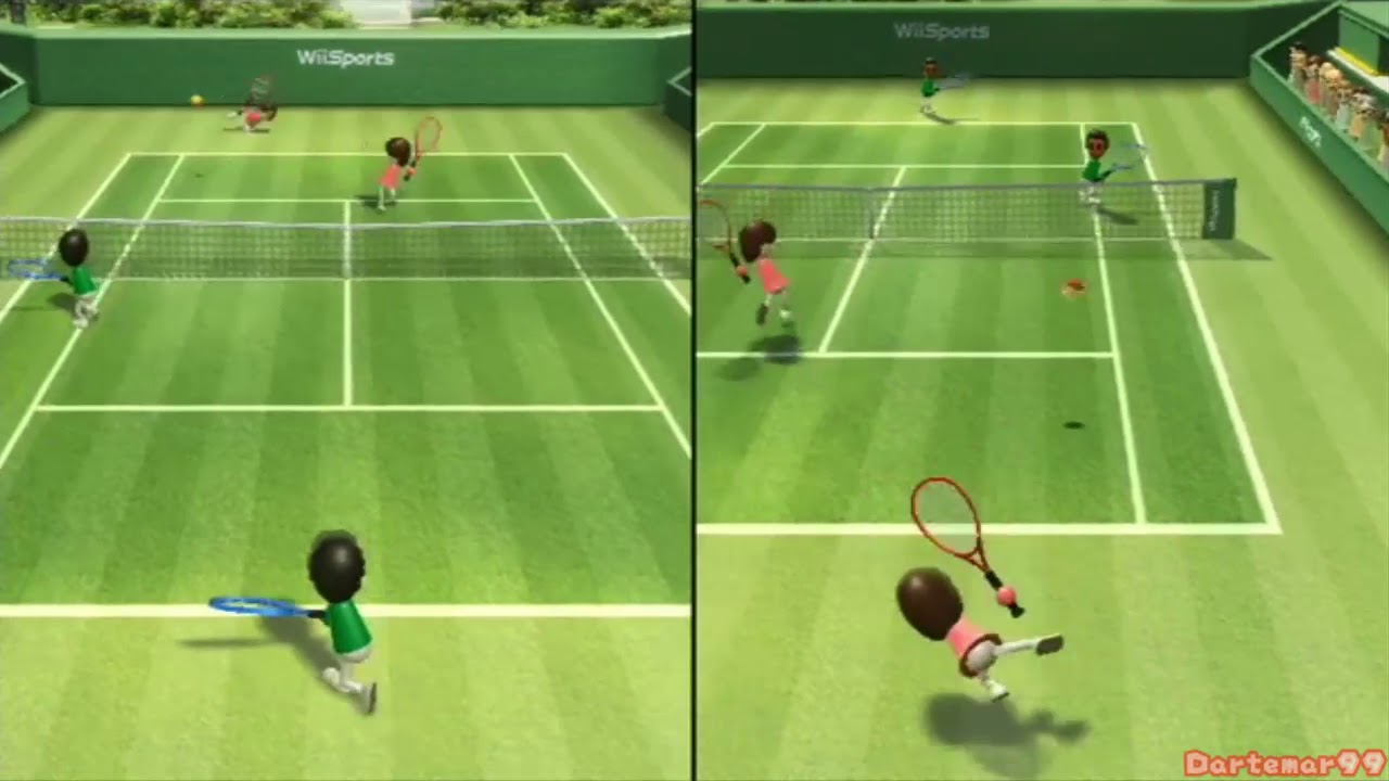 Wii Sports: Tennis - Guest A vs Guest F