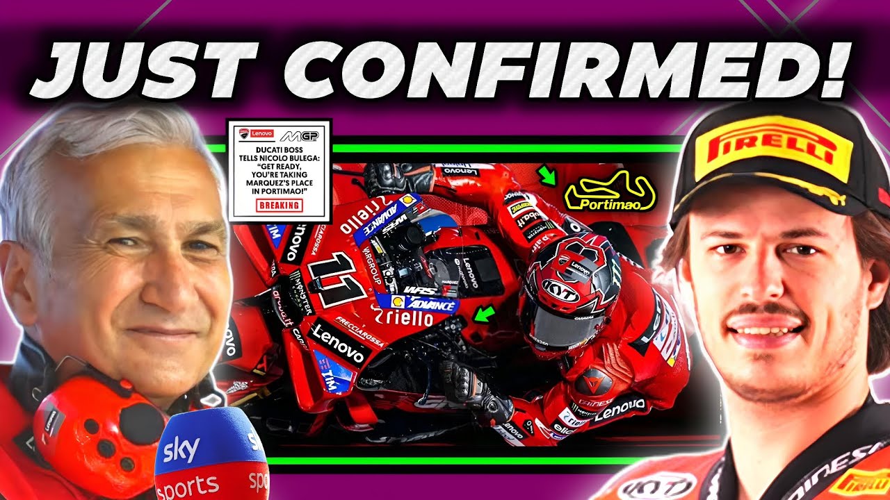 Ducati Boss DROPS SHOCKING BOMBSHELL on Bulega Replacing Marquez for Portimao MotoGP! | MotoGP News