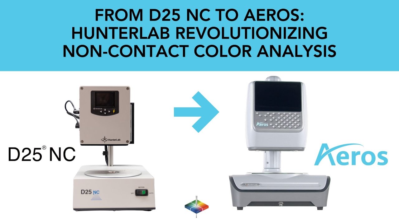 From D25 NC to Aeros: HunterLab Revolutionizing Non-Contact Color Analysis