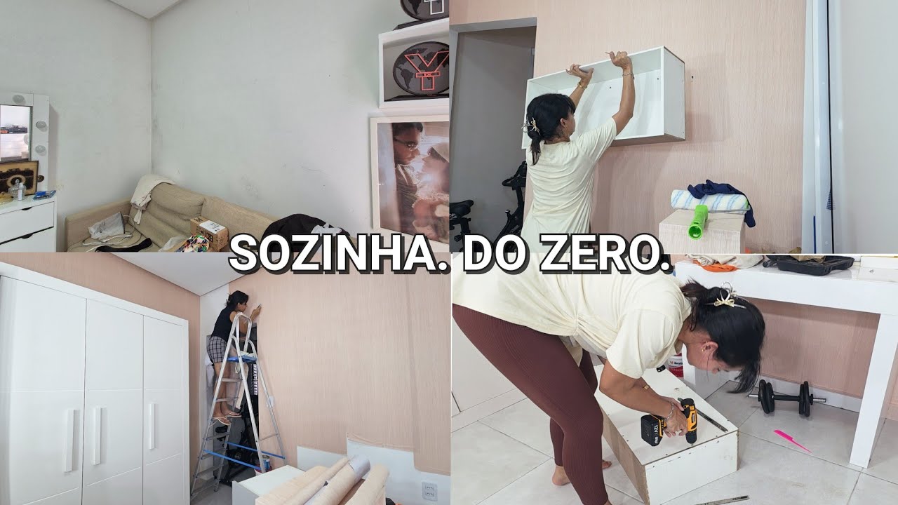 Transformei meu closet do zero gastando pouco (fiz tudo sozinha!)