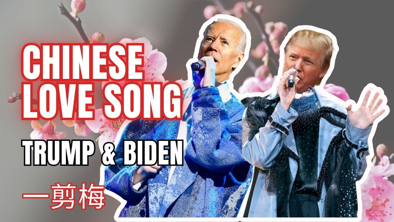 【Eng Sub】Trump & Biden sing a Chinese love song, Yi Jian Mei (Xue hua piao piao) | AI Cover