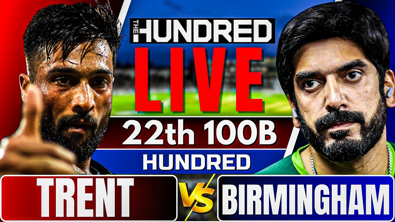 The Hundred Live: Birmingham Phoenix vs Trent Rockets | 100 ball live match today | live match today