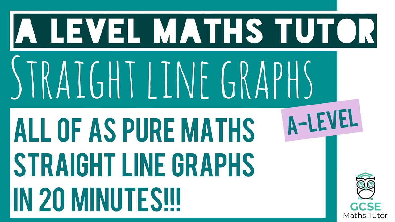 All of Straight Line Graphs in 20 Minutes! | Chapter 5 | A-Level Pure Maths Revision