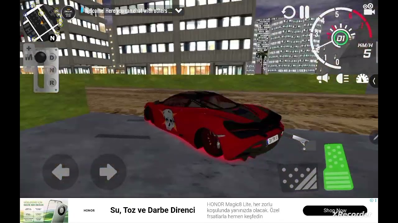 Araba oyununu oynuyoruz